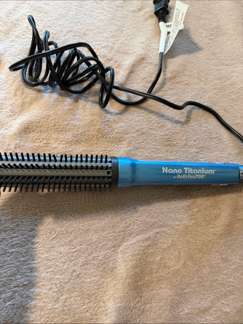 BaBylissPRO 2 in 1 straightener and styler Nano Titanium Blue Heated Styler